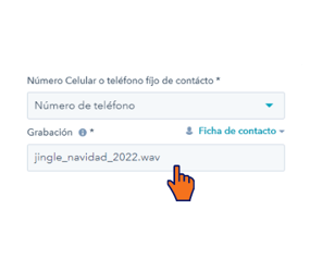 Integración call blasting hubspot