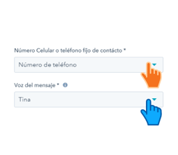 Notification call crm